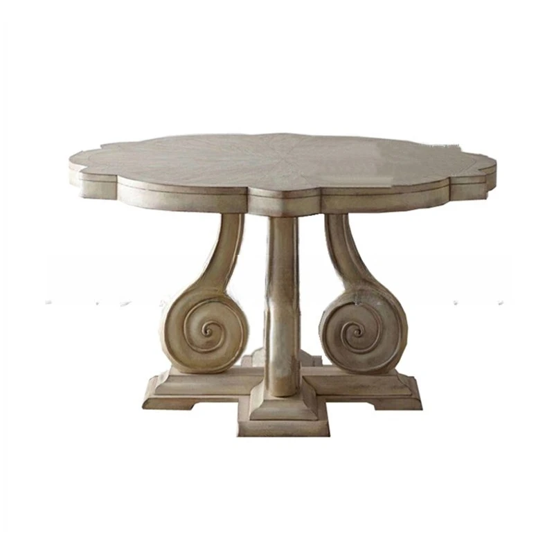 American solid wood , dining room oak carving old round dining table, one table and four chairs combination
American solid wood , dining room oak carving old round dining table, one table and four chairs combination