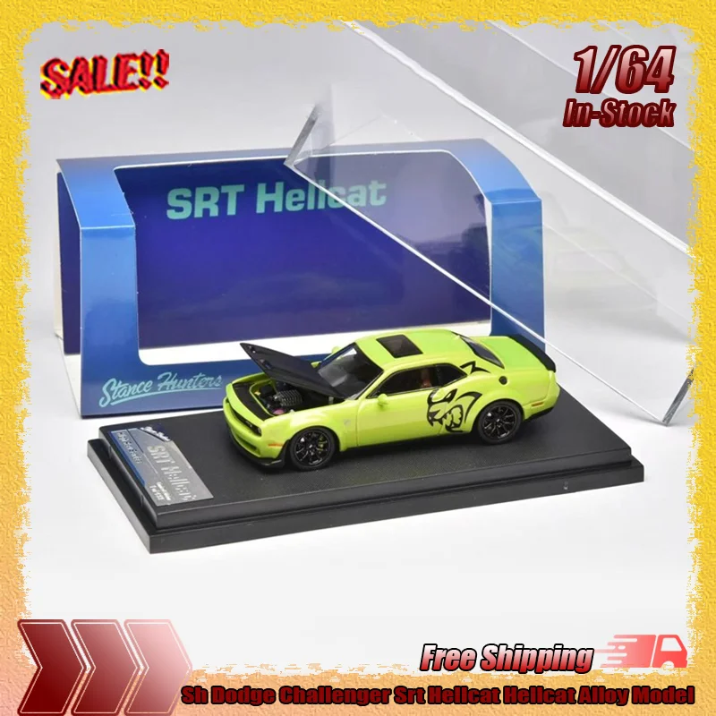 Новый Sh 1:64 Dodge Challenger Srt Hellcat Hellcat, имитация открытой крышки, миниатюрная литая модель автомобиля из сплава, детская игрушка на заказ, подарок
Новый Sh 1:64 Dodge Challenger Srt Hellcat Hellcat, имитация открытой крышки, миниатюрная литая модель автомобиля из сплава, детская игрушка на заказ, подарок