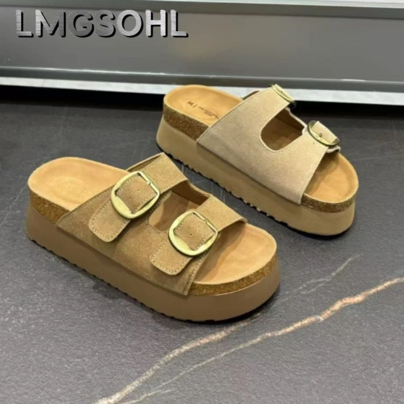 Flats Platform Women Slippers Trend Sandals Summer New Casual Sport Shoes 2025 Slingback Woman Buckle Flip Flops Beach Slides
Flats Platform Women Slippers Trend Sandals Summer New Casual Sport Shoes 2025 Slingback Woman Buckle Flip Flops Beach Slides