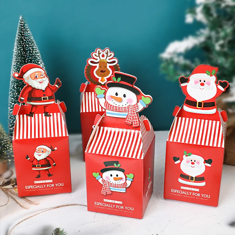 4pcs Christmas Paper Box Santa Candy Cookie Treat Apple Box Packaging Box Navidad New Year Decorations Christmas Party Supplies
4pcs Christmas Paper Box Santa Candy Cookie Treat Apple Box Packaging Box Navidad New Year Decorations Christmas Party Supplies