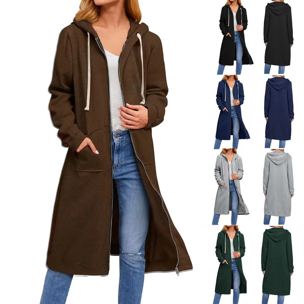 Plus Size Long Loose Zipper Cardigan, Keep Warm and Fashionable in Autumn and Winter
Plus Size Long Loose Zipper Cardigan, Keep Warm and Fashionable in Autumn and Winter