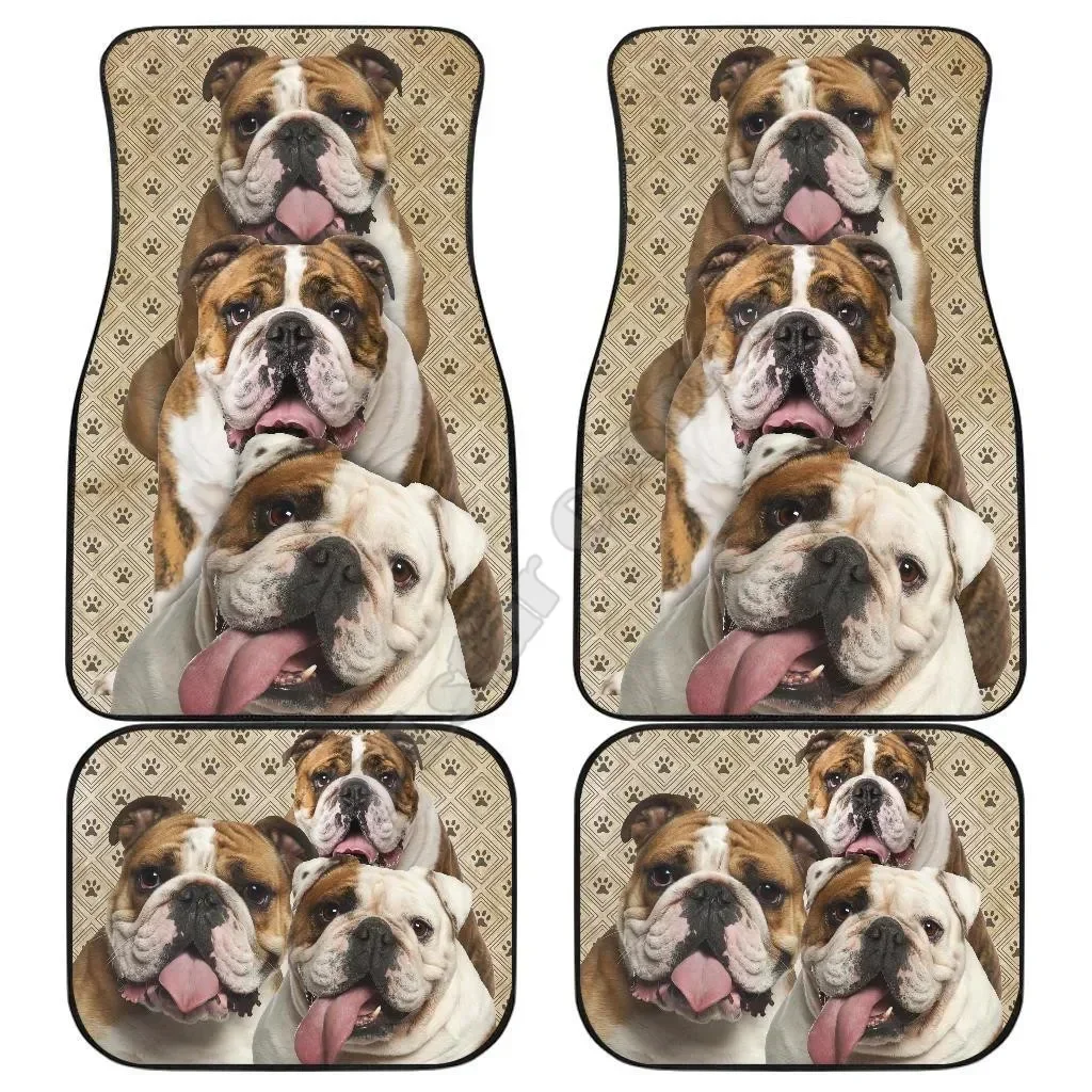 Автомобильные коврики Bulldog, забавные коврики для любителей бульдога с 3D принтом, подходят для большинства автомобилей, противоскользящие, дешевые, красочные
Автомобильные коврики Bulldog, забавные коврики для любителей бульдога с 3D принтом, подходят для большинства автомобилей, противоскользящие, дешевые, красочные