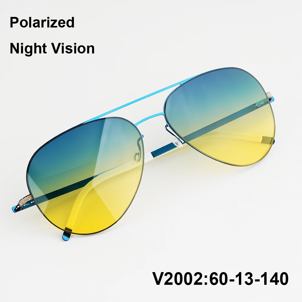 2 in 1 Double Beam Polarized Titanium Sunglasses Men Women Fashion Colorful Sun Spectacle Night Vison Driving Anti Glare Gafas
2 in 1 Double Beam Polarized Titanium Sunglasses Men Women Fashion Colorful Sun Spectacle Night Vison Driving Anti Glare Gafas