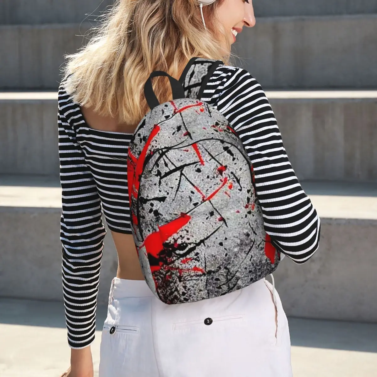 Cool Black And Red Graffiti Pattern Student Backpack School Bag Hiking Travel Daypack for Men Women Bookbag Shoulder Bags
Cool Black And Red Graffiti Pattern Student Backpack School Bag Hiking Travel Daypack for Men Women Bookbag Shoulder Bags