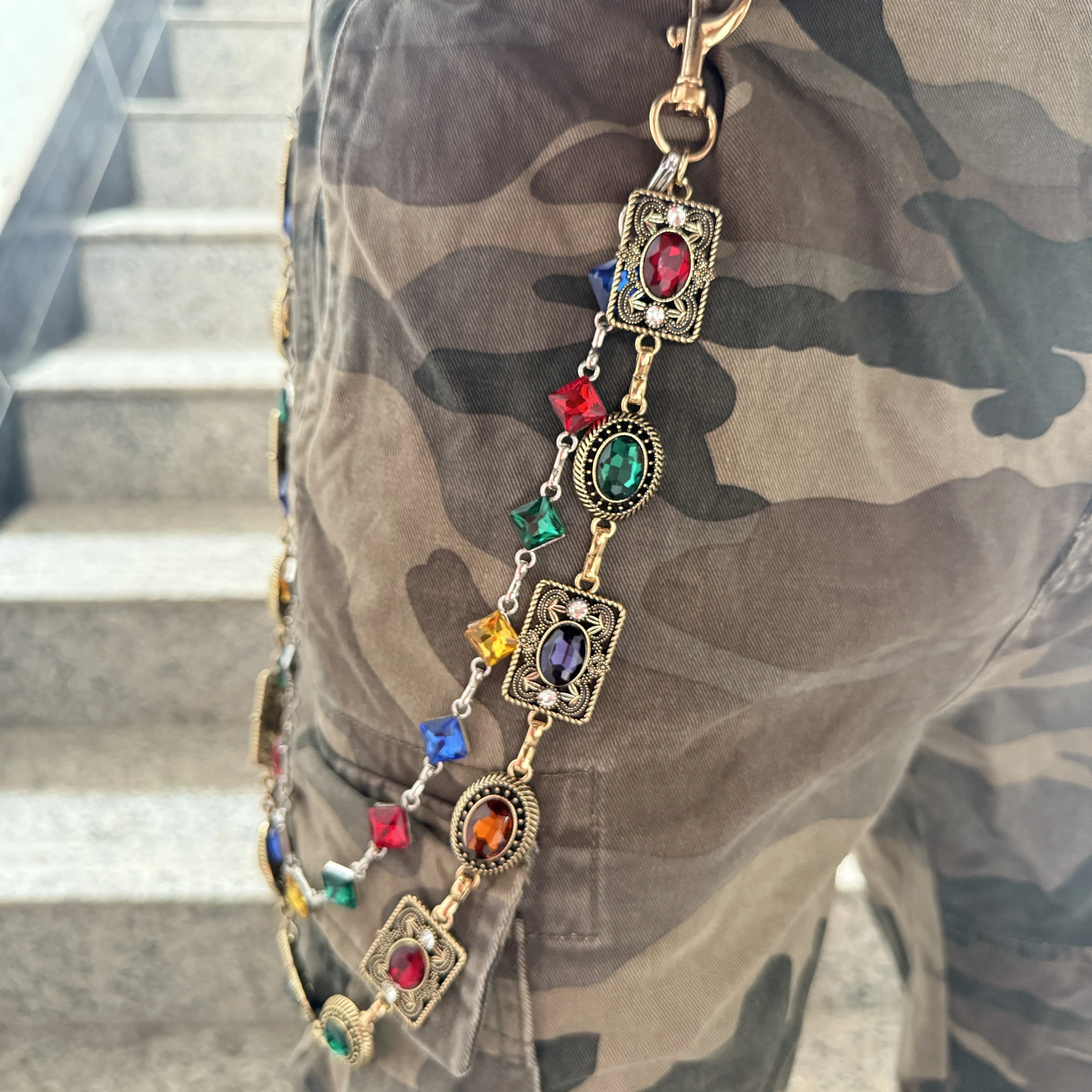 Hip hop punk style double-layer pants chain fashion unique neutral waist accessory
Hip hop punk style double-layer pants chain fashion unique neutral waist accessory