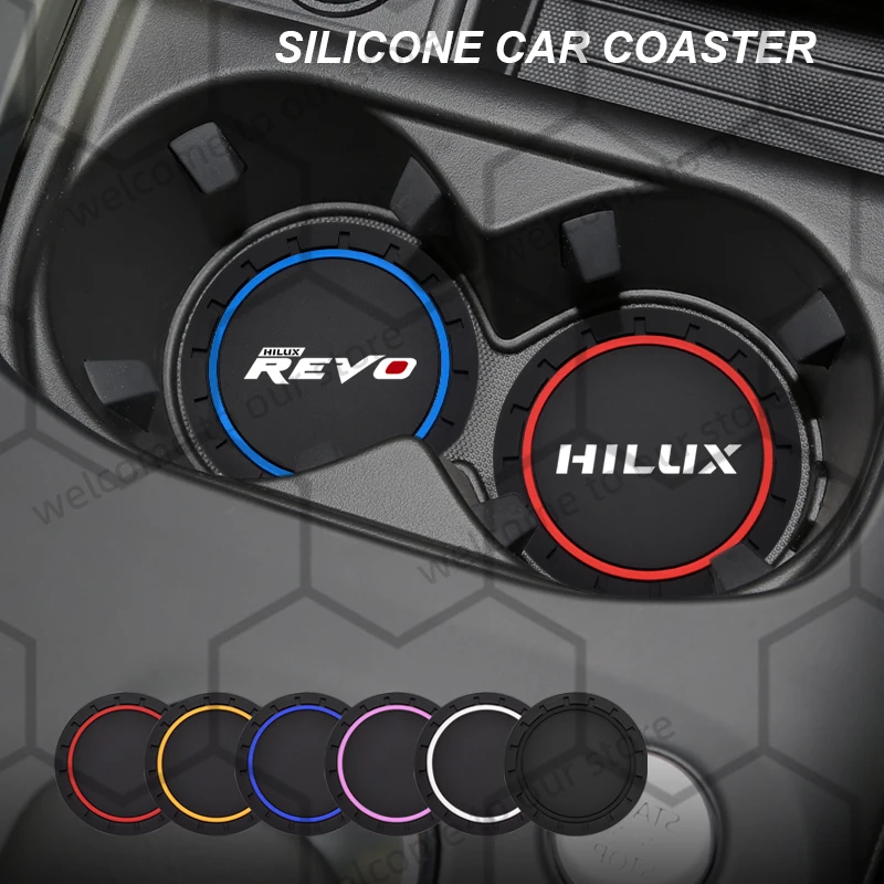 2pcs For Hilux REVO OFF Road Emblem Car Coaster Water Cup Slot Non-Slip Pad Auto Interior Silicone Pad Decoration Accessories
2pcs For Hilux REVO OFF Road Emblem Car Coaster Water Cup Slot Non-Slip Pad Auto Interior Silicone Pad Decoration Accessories