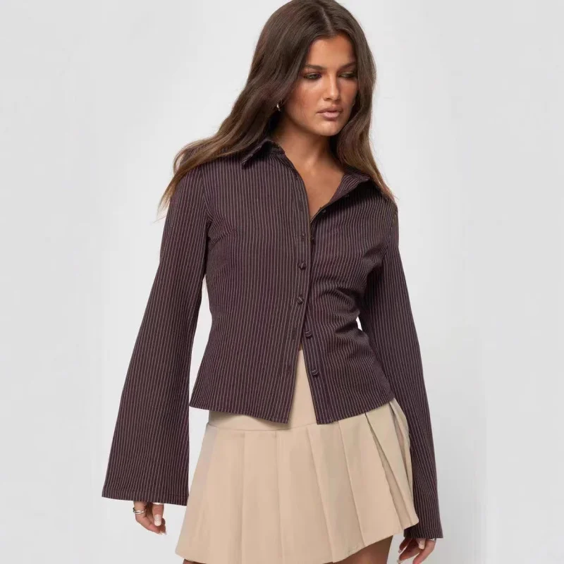 PrincPolly Vintage Sle Low Ne в полоску, длинный воротник на пуговицах, женский модный повседневный воротник из полиэстера
PrincPolly Vintage Sle Low Ne в полоску, длинный воротник на пуговицах, женский модный повседневный воротник из полиэстера