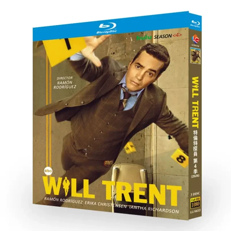 BD Blu-ray Disc Agent Trent Season 4 American TV Series 1080p CD Box Chinese English and Traditional Japanese Subtitles
BD Blu-ray Disc Agent Trent Season 4 American TV Series 1080p CD Box Chinese English and Traditional Japanese Subtitles