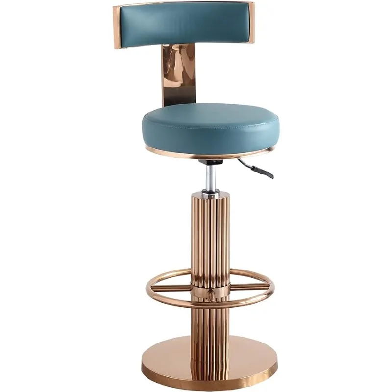 Swivel Bar Stools with Backrest, Modern Adjustable Height Counter Stool with Stainless Steel Legs and Comfortable Cushi
Swivel Bar Stools with Backrest, Modern Adjustable Height Counter Stool with Stainless Steel Legs and Comfortable Cushi