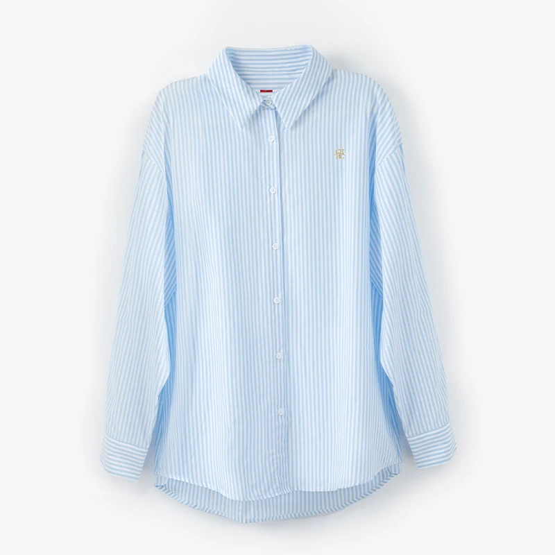 Рубашка CH свободного кроя в полоску, универсальная, можно носить отдельно или в качестве нижнего слоя, солнцезащитный топ с длинным рукавом, новинка 2026 года
Рубашка CH свободного кроя в полоску, универсальная, можно носить отдельно или в качестве нижнего слоя, солнцезащитный топ с длинным рукавом, новинка 2026 года