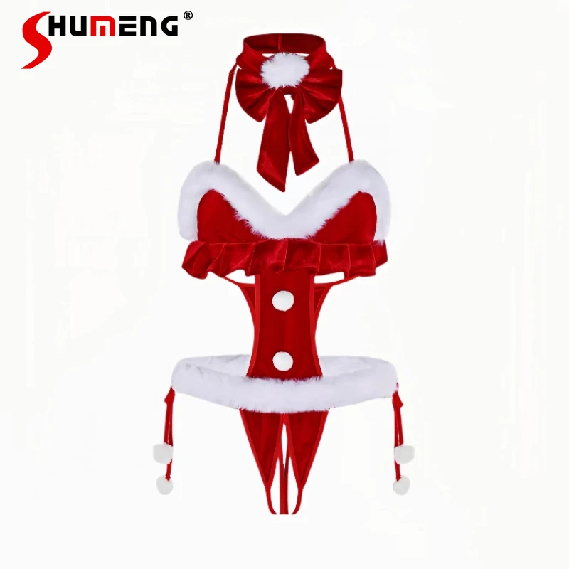 Красный рождественский костюм, сексуальные комбинезоны, женский комбинезон, рождественская пижама, женское нижнее белье на Хэллоуин, комбинезоны для сна
Красный рождественский костюм, сексуальные комбинезоны, женский комбинезон, рождественская пижама, женское нижнее белье на Хэллоуин, комбинезоны для сна