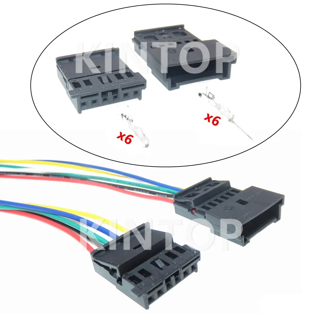 1 Set 6 Pins 4B0971978B Car Tweeter Audio Wire Socket AC Assembly 1-1241370-3 1-1703874-1 Auto Unsealed Connector With Wires
1 Set 6 Pins 4B0971978B Car Tweeter Audio Wire Socket AC Assembly 1-1241370-3 1-1703874-1 Auto Unsealed Connector With Wires