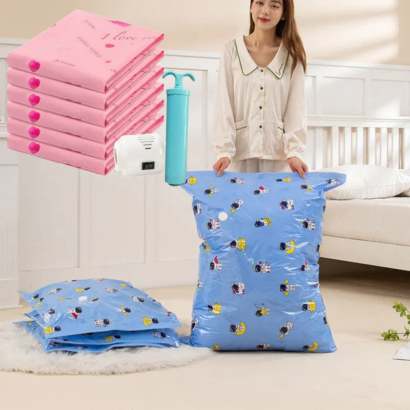 Capacity Reusable Duvet Space Storage Large Clothes Clothing Vacuum Bag Compression Wardrobe Saving Pillow Moisture Air Seasonal
Capacity Reusable Duvet Space Storage Large Clothes Clothing Vacuum Bag Compression Wardrobe Saving Pillow Moisture Air Seasonal