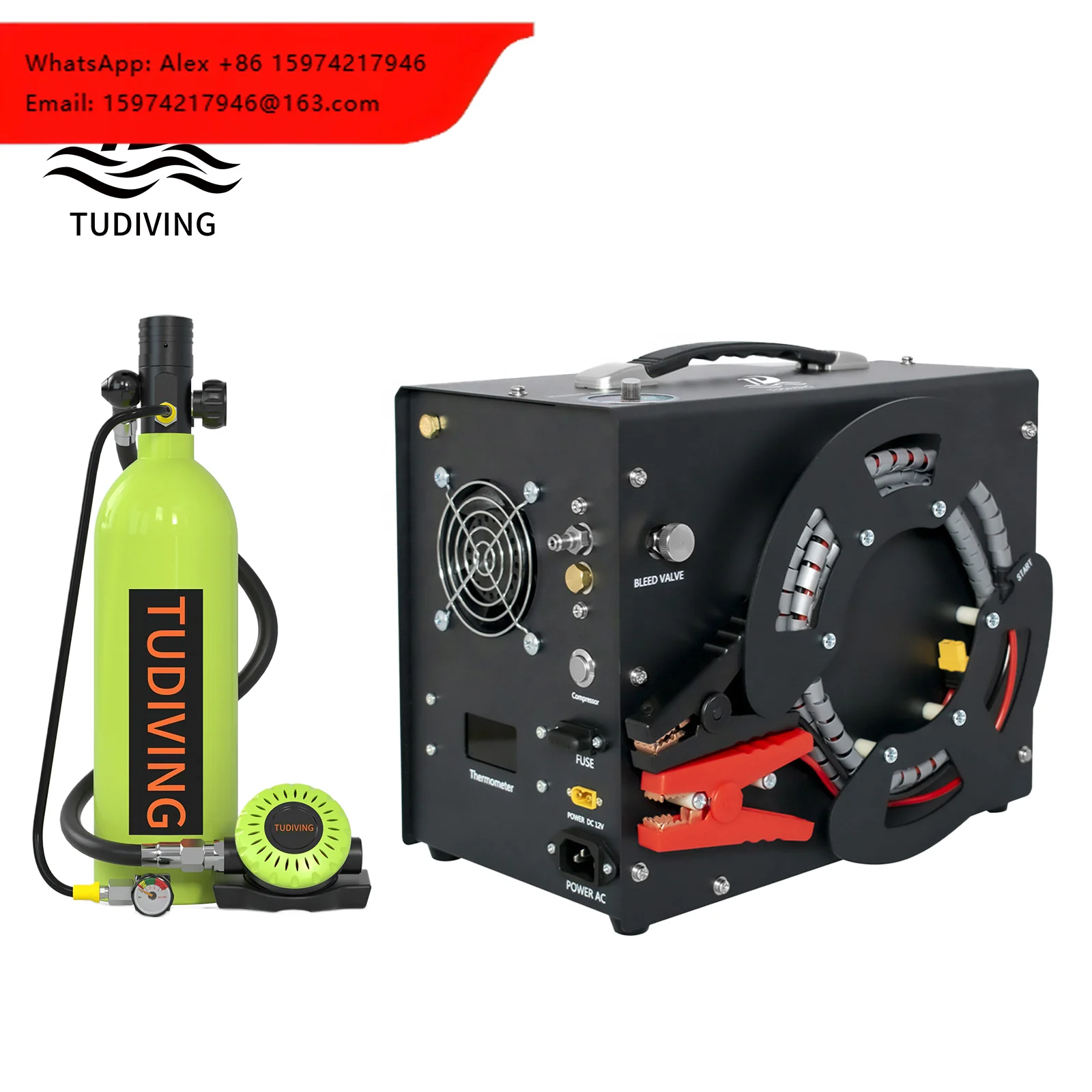 TUDIVING HPA 1L Safety 15-25Min Comfortable Freediving Breath Gas Cylinder Swimming Scuba Diving Equipment With Air Compressor
TUDIVING HPA 1L Safety 15-25Min Comfortable Freediving Breath Gas Cylinder Swimming Scuba Diving Equipment With Air Compressor