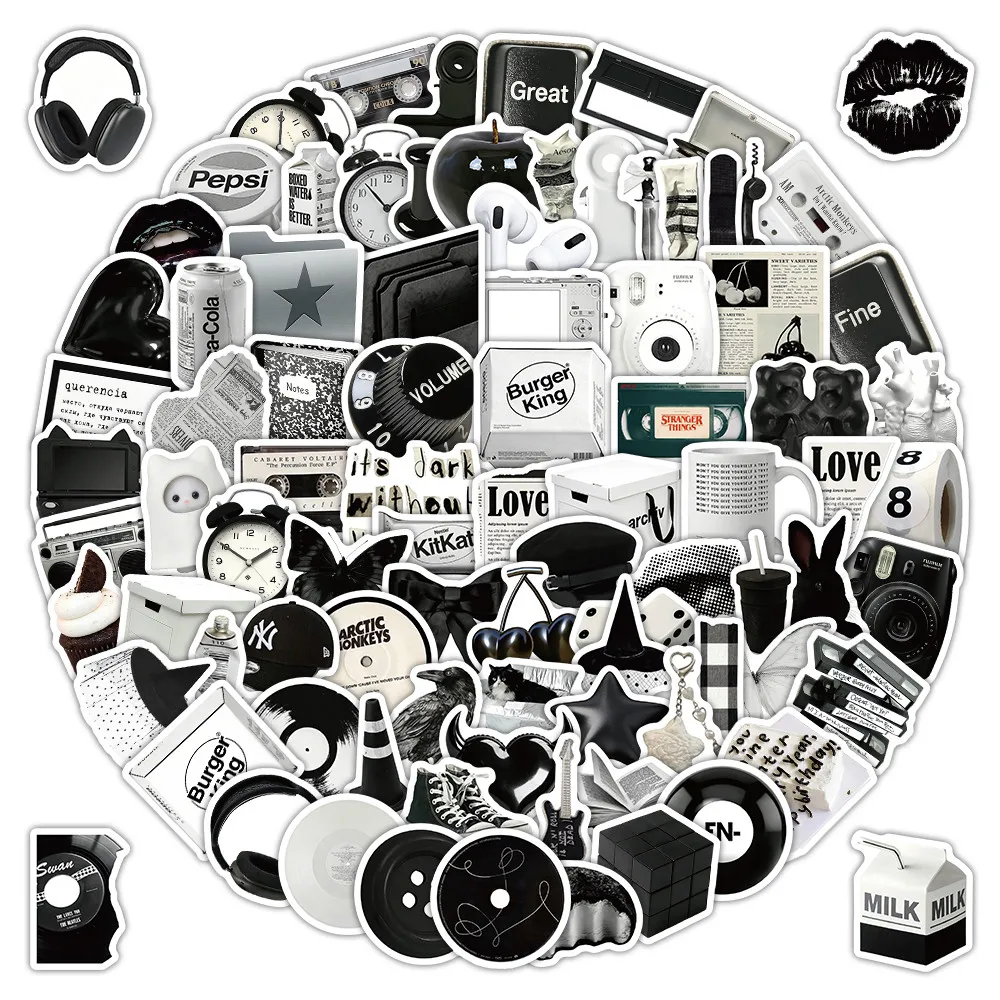 103Pcs Black And White Aesthetic Stickers For Room Decor & Scrapbooking LanLanStickersWorld Store
103Pcs Black And White Aesthetic Stickers For Room Decor & Scrapbooking LanLanStickersWorld Store