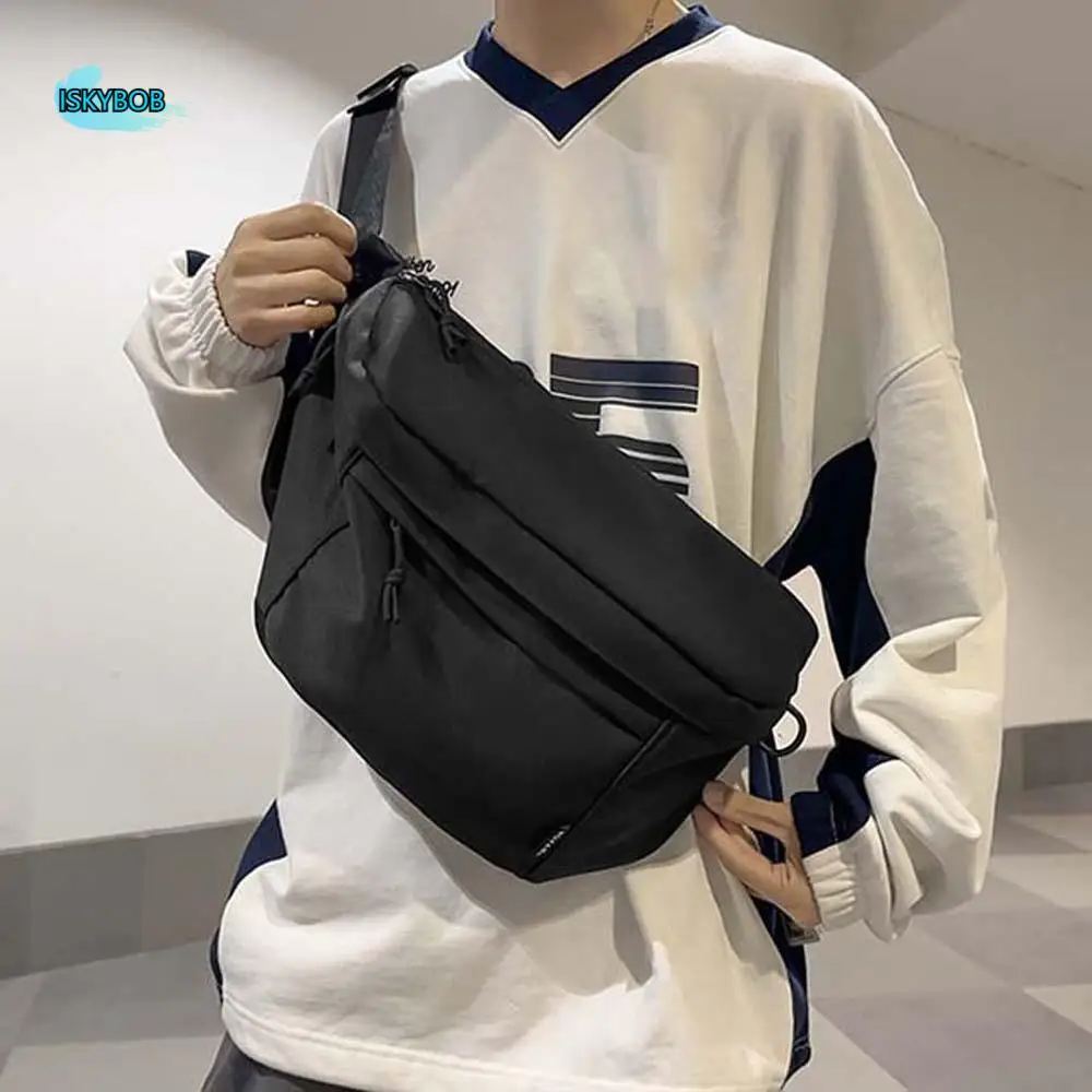 Nylon Men's Messenger Bag Black White Waterproof Shoulder Bag Anti-Splash Water Minimalist Outdoor Chest Pouch Cycling
Nylon Men's Messenger Bag Black White Waterproof Shoulder Bag Anti-Splash Water Minimalist Outdoor Chest Pouch Cycling