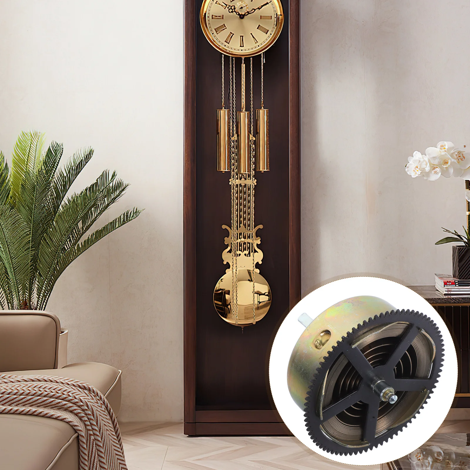 Mechanical Coil Spring 6.2Cm Floor Replacement Hardware Diy Clock Repair Kit Accurate Timekeeping Classic Design Wear Resistant
Mechanical Coil Spring 6.2Cm Floor Replacement Hardware Diy Clock Repair Kit Accurate Timekeeping Classic Design Wear Resistant