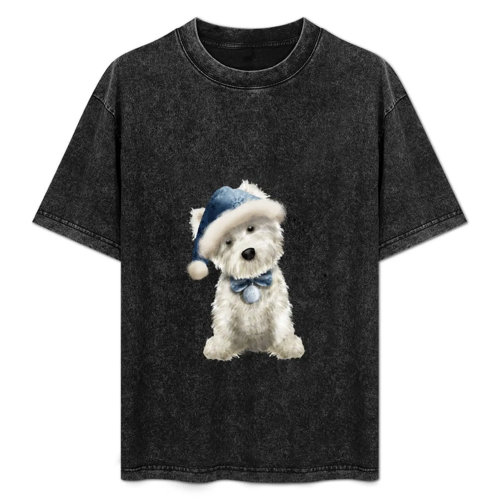 Westie dog in a santa hat T-Shirt Sports Casual Breathable Tee Shirt
Westie dog in a santa hat T-Shirt Sports Casual Breathable Tee Shirt