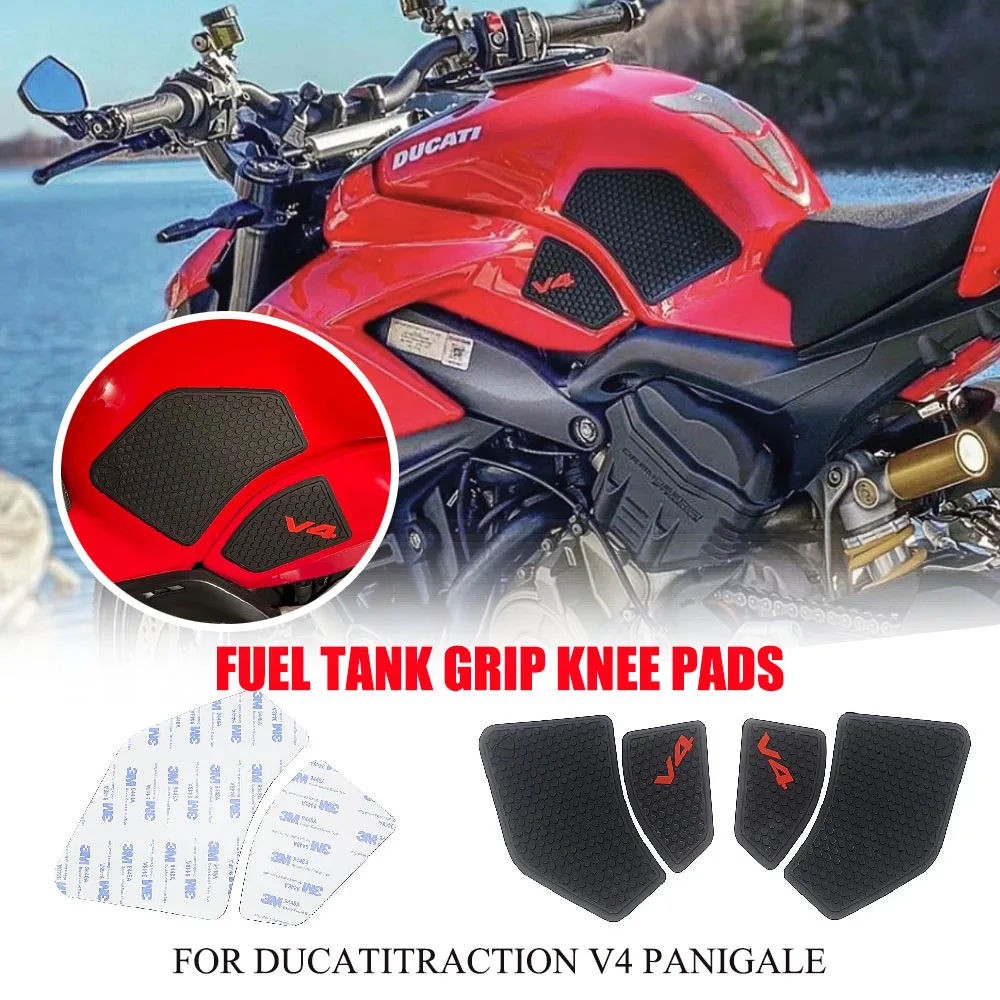 Streetfighter V4 New Style Motorcycle Fuel Tank Grip Pads Knee FOR Streetfighter V4 S Panigale V4 S 2020 2019 
Streetfighter V4 New Style Motorcycle Fuel Tank Grip Pads Knee FOR Streetfighter V4 S Panigale V4 S 2020 2019