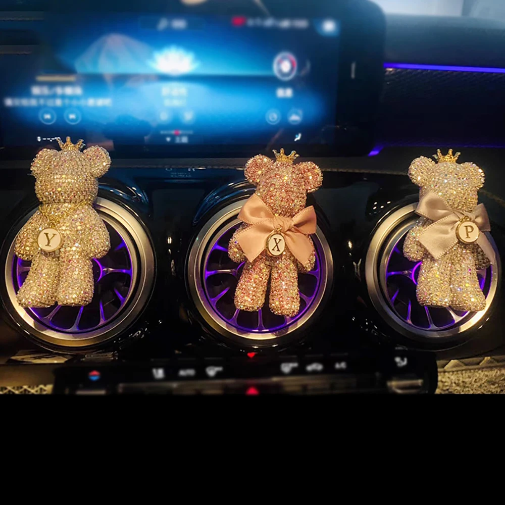 Car Air Outlet Aromatherapy Lasting Light Fragrance Car Interior Decoration Creative Personality Cute Bear 
Car Air Outlet Aromatherapy Lasting Light Fragrance Car Interior Decoration Creative Personality Cute Bear