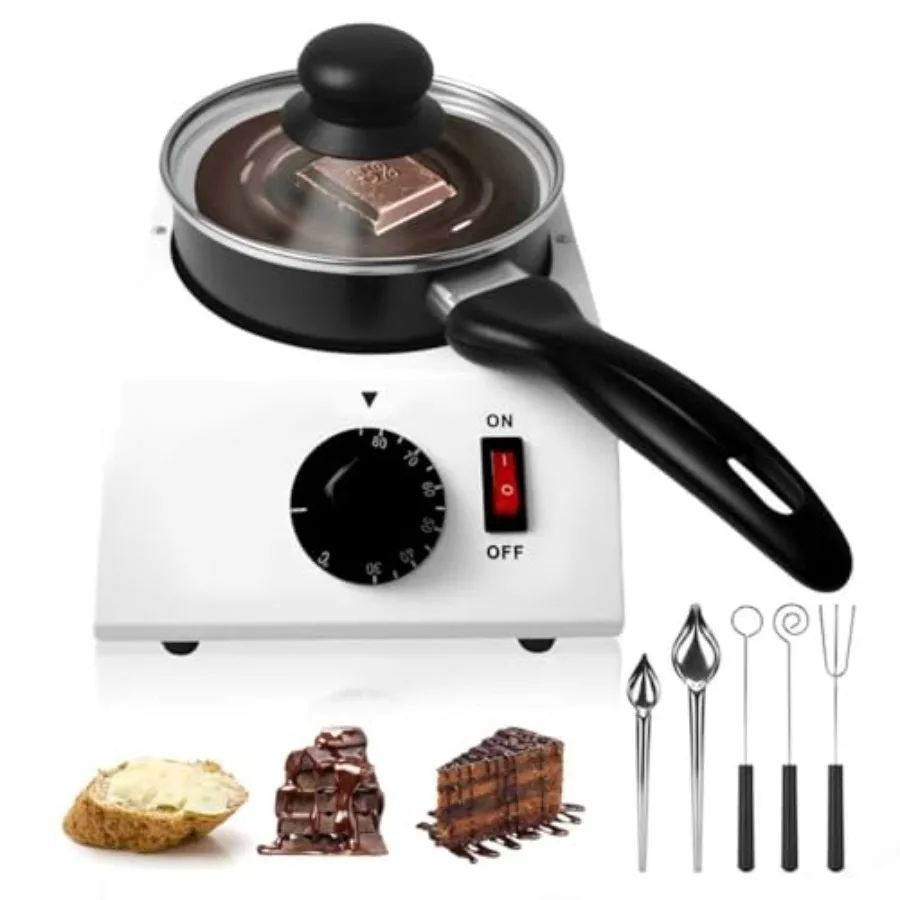 2026 Upgrade Chocolate Melting Pot 1L Chocolate Melting Machine with Candy Dipping Tools Electric Chocolate Tempering Machine f
2026 Upgrade Chocolate Melting Pot 1L Chocolate Melting Machine with Candy Dipping Tools Electric Chocolate Tempering Machine f