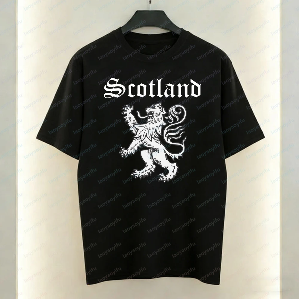 Scotland Gothic Art Unisex Cotton Tee Scotland Rampant Lion Statement T-Shirt for Men Women Summer O-neck Fashion Streetwear
Scotland Gothic Art Unisex Cotton Tee Scotland Rampant Lion Statement T-Shirt for Men Women Summer O-neck Fashion Streetwear