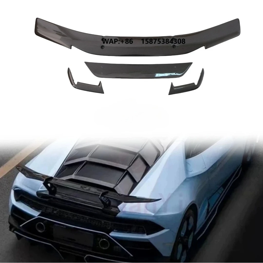 KSUI New N Style Real Carbon Fiber Rear Trunk GT Wing Spoiler for Huracan LP610 LP580 Modified Big Tail
KSUI New N Style Real Carbon Fiber Rear Trunk GT Wing Spoiler for Huracan LP610 LP580 Modified Big Tail