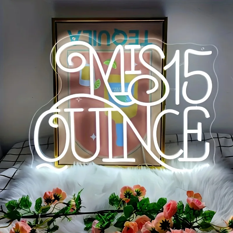 Светодиодный настенный светильник Mis15Quince Neon Signature USBD с регулировкой яркости для бара, рождественских, свадебных украшений, юбилеев, вечеринок, декора стен
Светодиодный настенный светильник Mis15Quince Neon Signature USBD с регулировкой яркости для бара, рождественских, свадебных украшений, юбилеев, вечеринок, декора стен