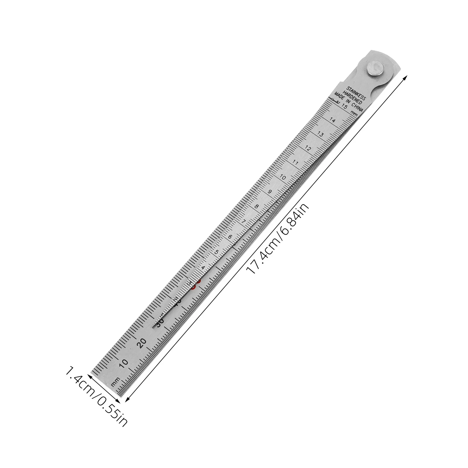 Stainless Steel Gauge Straight Feeler Gauge Set Stainless Steel Ruler Gap Width Measuring Tools Set Precision Thickness
Stainless Steel Gauge Straight Feeler Gauge Set Stainless Steel Ruler Gap Width Measuring Tools Set Precision Thickness