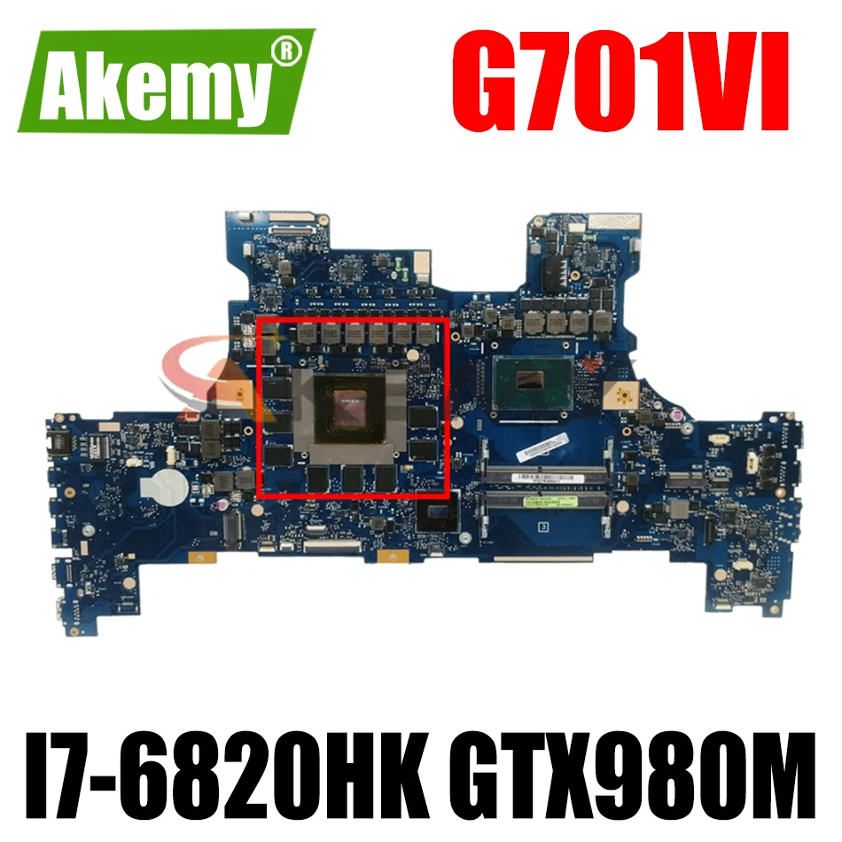 Материнская плата для ноутбука ASUS ROG G701 G701V G701VIK G701VX G701VO G702V G701ZC G701VL G701V-R, материнская плата G701VI, 100% протестирована нормально
Материнская плата для ноутбука ASUS ROG G701 G701V G701VIK G701VX G701VO G702V G701ZC G701VL G701V-R, материнская плата G701VI, 100% протестирована нормально