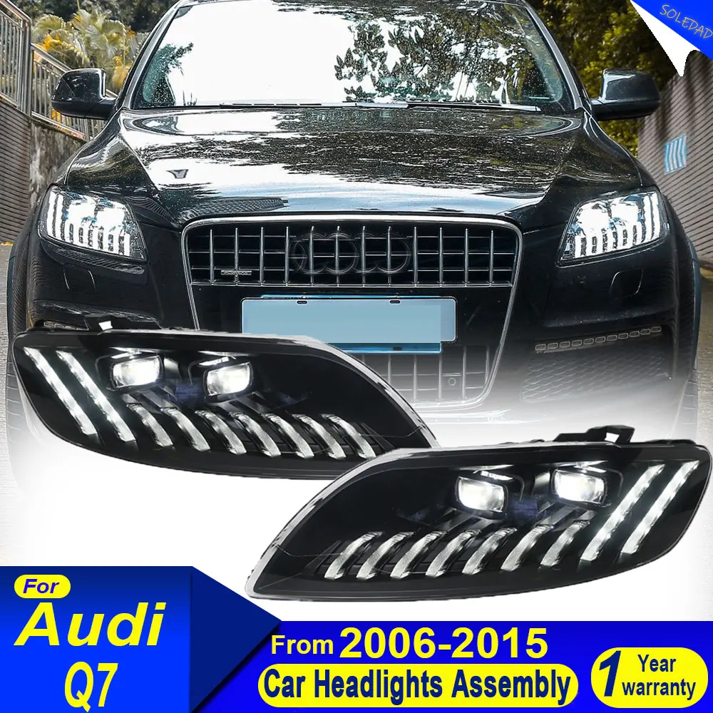 Car Headlights For Audi Q7 2006-2015 Upgrade Style Headlights Full LED DRL Lamp Headlamps Assembly Turn signal Plug and play
Car Headlights For Audi Q7 2006-2015 Upgrade Style Headlights Full LED DRL Lamp Headlamps Assembly Turn signal Plug and play