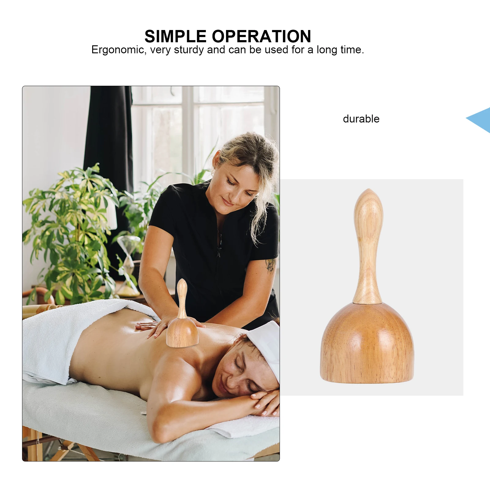 Wooden Massaging Tools Massage Scraper Stick Handheld Back Roller Non Slip Handle Promotes Circulation Relax Muscles Neck
Wooden Massaging Tools Massage Scraper Stick Handheld Back Roller Non Slip Handle Promotes Circulation Relax Muscles Neck