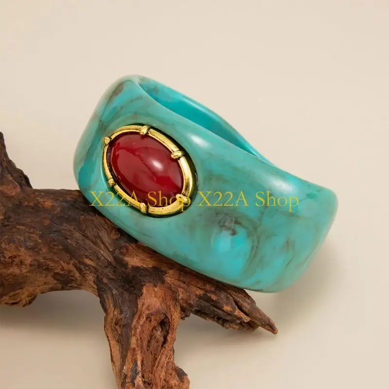 Unique Geometric Smudging Bracelet Irregular Punk Stackable Wide Cuff Bangle Accessory
Unique Geometric Smudging Bracelet Irregular Punk Stackable Wide Cuff Bangle Accessory