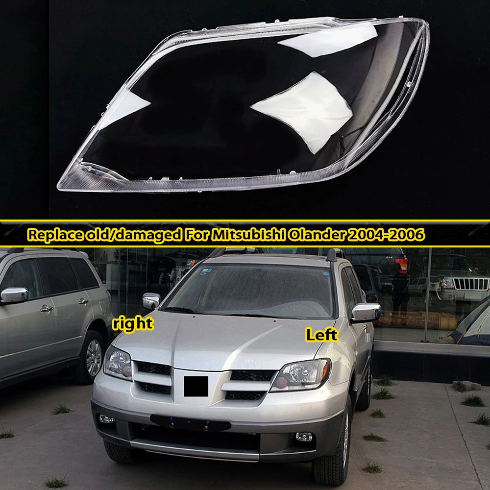 Headlight Shell Lens Plexiglass Lampshade Replacement For Mitsubishi Olander 2004-2006 Headlamp Transparent Cover Lamp Shade
Headlight Shell Lens Plexiglass Lampshade Replacement For Mitsubishi Olander 2004-2006 Headlamp Transparent Cover Lamp Shade