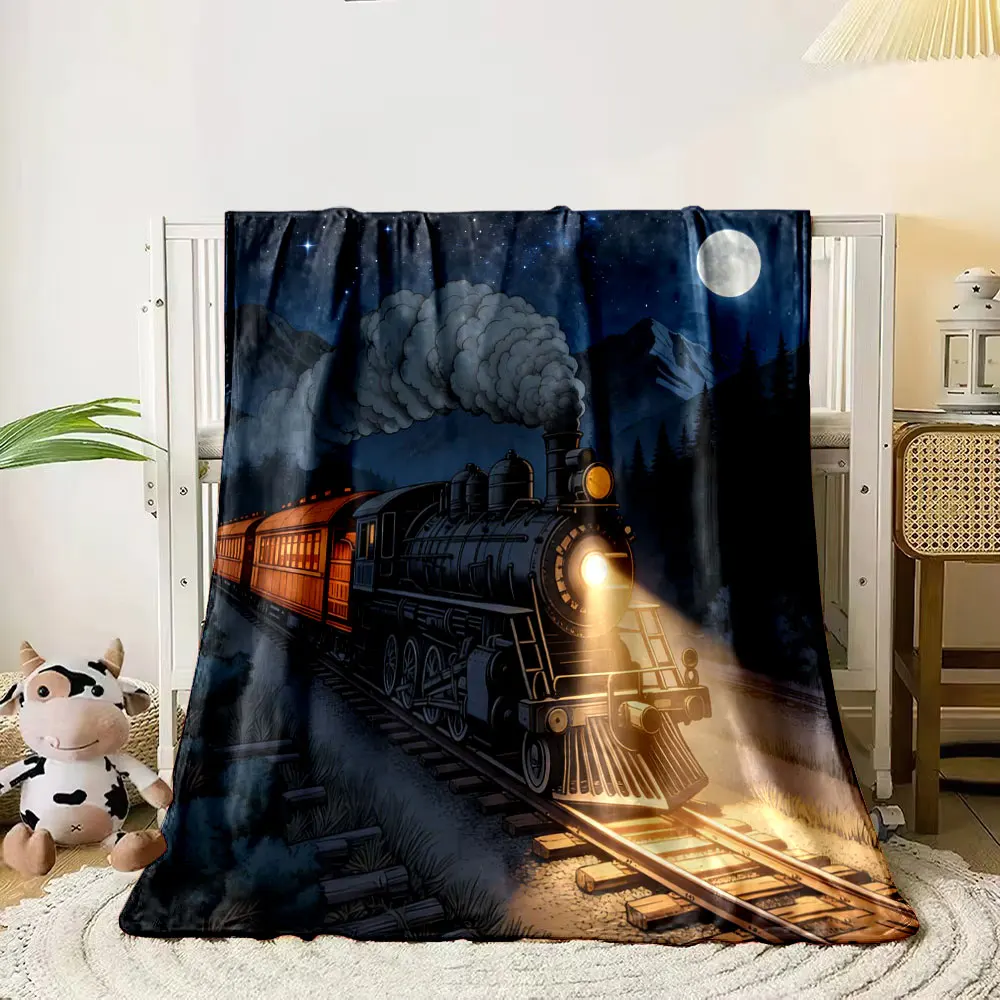 Multi Size Retro Steam Locomotive Print Blanket Home Travel Camping for Adults and Kids Luxury Gifts Picnic Blanket
Multi Size Retro Steam Locomotive Print Blanket Home Travel Camping for Adults and Kids Luxury Gifts Picnic Blanket