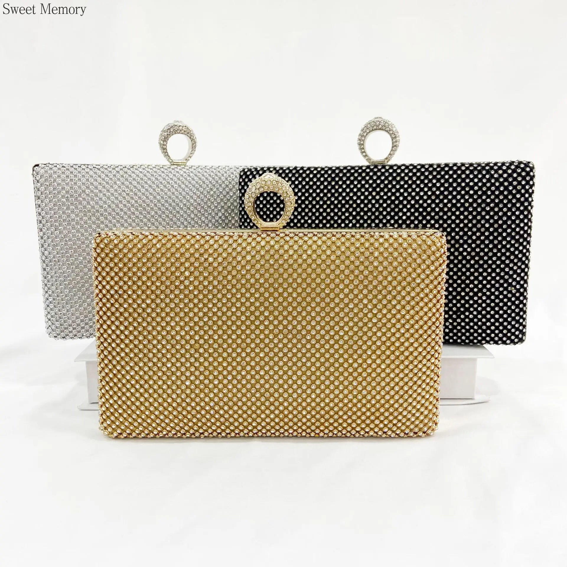 M354 Sweet Memory Diamond Handbag, Dolly Bags Shining Full Diamond Banquet Bag, Ladies' Ring, Diamond Party Banquet Bag
M354 Sweet Memory Diamond Handbag, Dolly Bags Shining Full Diamond Banquet Bag, Ladies' Ring, Diamond Party Banquet Bag