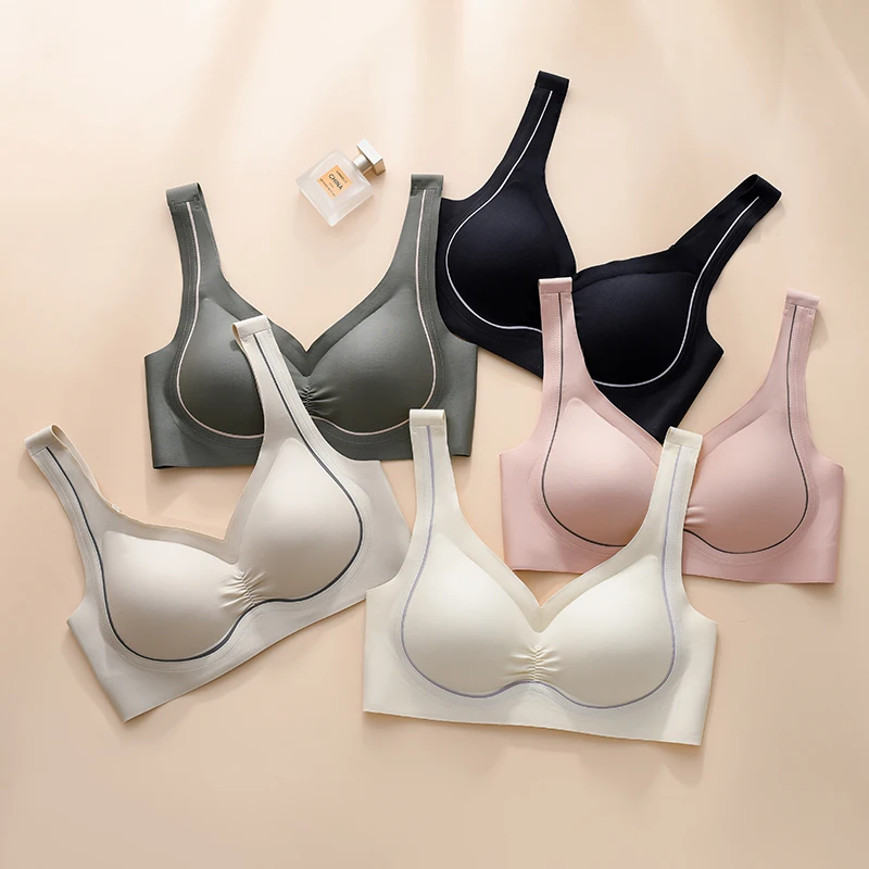 2022 New Line Contrast Simple Women Underwear Solid Gathering Breathable No Steel Ring Comfortable Adjustable Straps Woman Bra
2022 New Line Contrast Simple Women Underwear Solid Gathering Breathable No Steel Ring Comfortable Adjustable Straps Woman Bra
