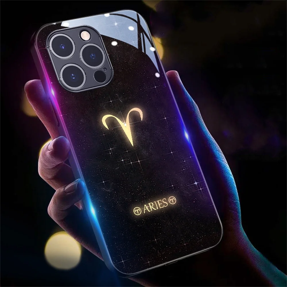 Cool Zodiac Design Smart LED Light Glow Tempered Glass Phone Case For Samsung S25 S24 S23 S22 S21 S20 FE Note 10 20 Plus Ultra
Cool Zodiac Design Smart LED Light Glow Tempered Glass Phone Case For Samsung S25 S24 S23 S22 S21 S20 FE Note 10 20 Plus Ultra