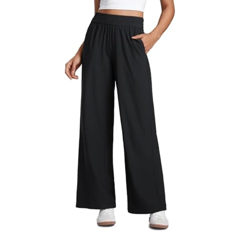 CRZ YOGA Lightweight Drapey Wide Leg Casual Pants for Women 30" - Flowy Travel Work Loose Fit Summer
CRZ YOGA Lightweight Drapey Wide Leg Casual Pants for Women 30" - Flowy Travel Work Loose Fit Summer