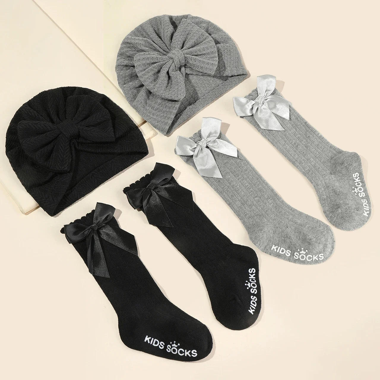 2Pcs Sweet Bowknot Baby Hat Socks Set Newborn Infant Turban Cap Beanies Soft Baby Boys Girls Anti Slip Socks Hat
2Pcs Sweet Bowknot Baby Hat Socks Set Newborn Infant Turban Cap Beanies Soft Baby Boys Girls Anti Slip Socks Hat