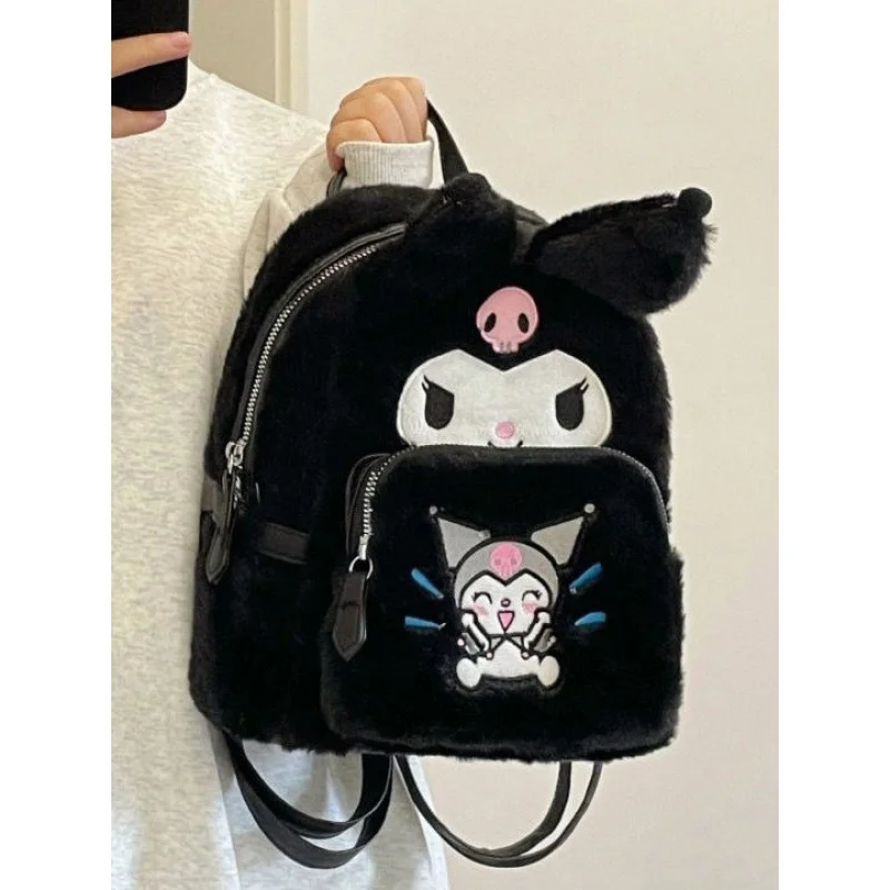 Милый плюшевый рюкзак с рисунком Kt Cat, Hello Kitty Kuromi, мини-рюкзак с двойными плечами и вышивкой, уличная сумка большой вместимости, подарок
Милый плюшевый рюкзак с рисунком Kt Cat, Hello Kitty Kuromi, мини-рюкзак с двойными плечами и вышивкой, уличная сумка большой вместимости, подарок