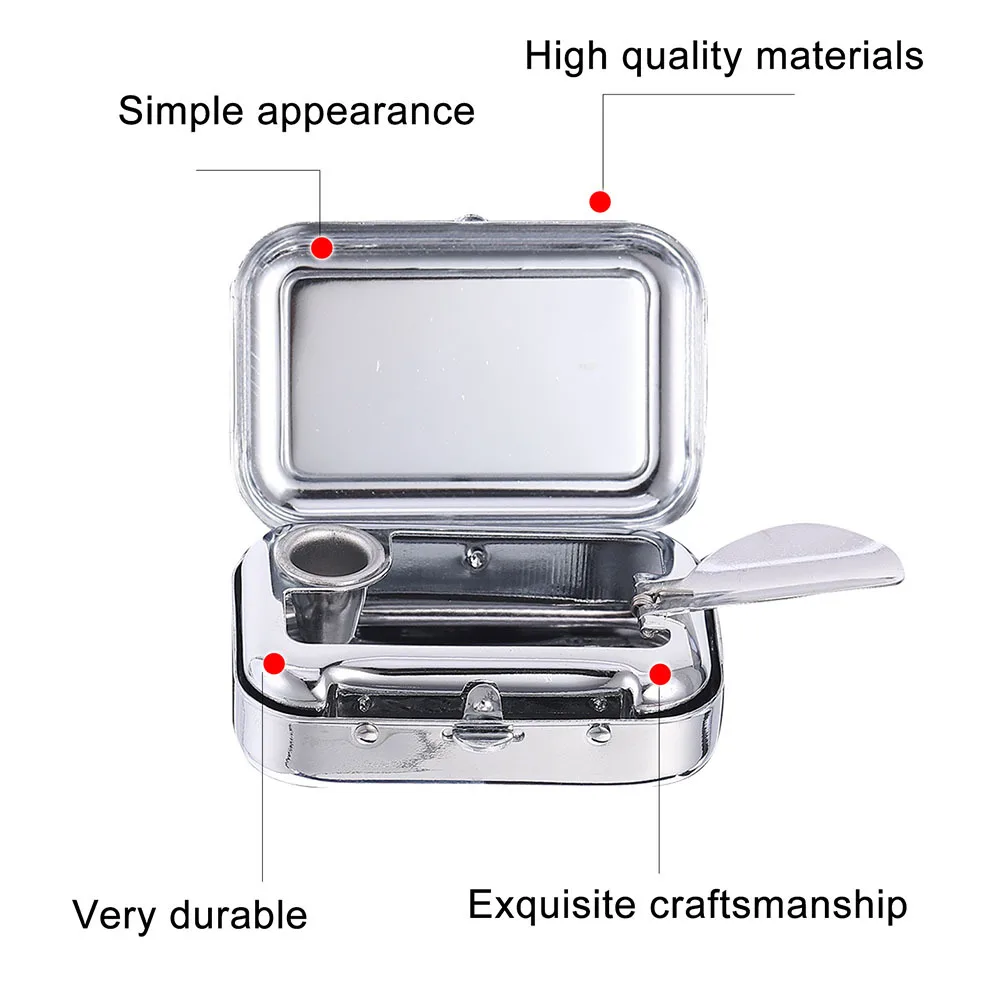 2pcs Portable Ashtray Luggage Shaped Metal Cigarette Holder For Outdoor Male Use Decor Convenient Ashtray Ornament
2pcs Portable Ashtray Luggage Shaped Metal Cigarette Holder For Outdoor Male Use Decor Convenient Ashtray Ornament