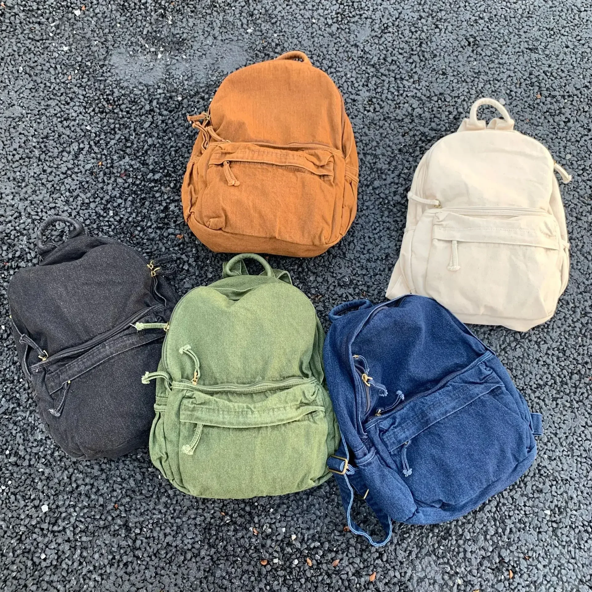 Vintage Backpack for Women Preppy Style Canvas Women Rucksack Zipper Casual Medium-Capacity European-American Style Female Bag
Vintage Backpack for Women Preppy Style Canvas Women Rucksack Zipper Casual Medium-Capacity European-American Style Female Bag
