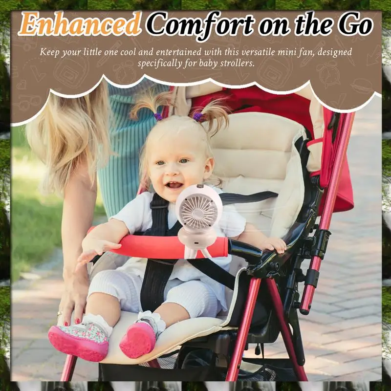 The New Essential Outdoor Baby Stroller Fan With Clip, Light & Music, USB Rechargeable, Fits Kids' Prams And Scooters
The New Essential Outdoor Baby Stroller Fan With Clip, Light & Music, USB Rechargeable, Fits Kids' Prams And Scooters