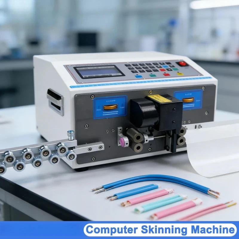 0.1-4mm2 Computer Wire Stripping Machine Cutting Cable Crimping and Peeling From Length 1-9999 mm Wire Stripping Peeling Machine
0.1-4mm2 Computer Wire Stripping Machine Cutting Cable Crimping and Peeling From Length 1-9999 mm Wire Stripping Peeling Machine