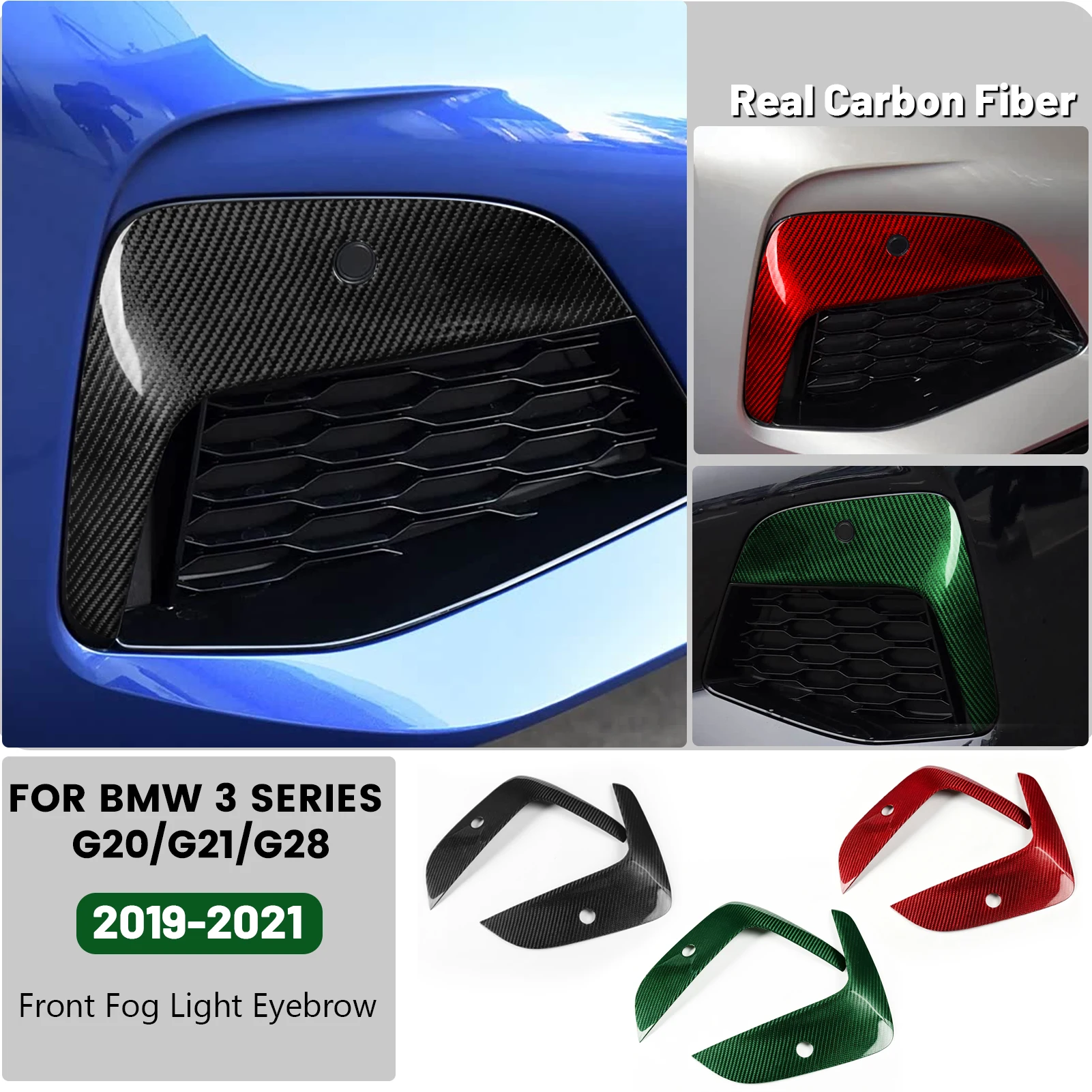 For BMW 3 Series G20 G21 G28 2019 2020 2021 Wet Carbon Fog Light Air Knife Automotives Decoratives Accessories Stickers
For BMW 3 Series G20 G21 G28 2019 2020 2021 Wet Carbon Fog Light Air Knife Automotives Decoratives Accessories Stickers