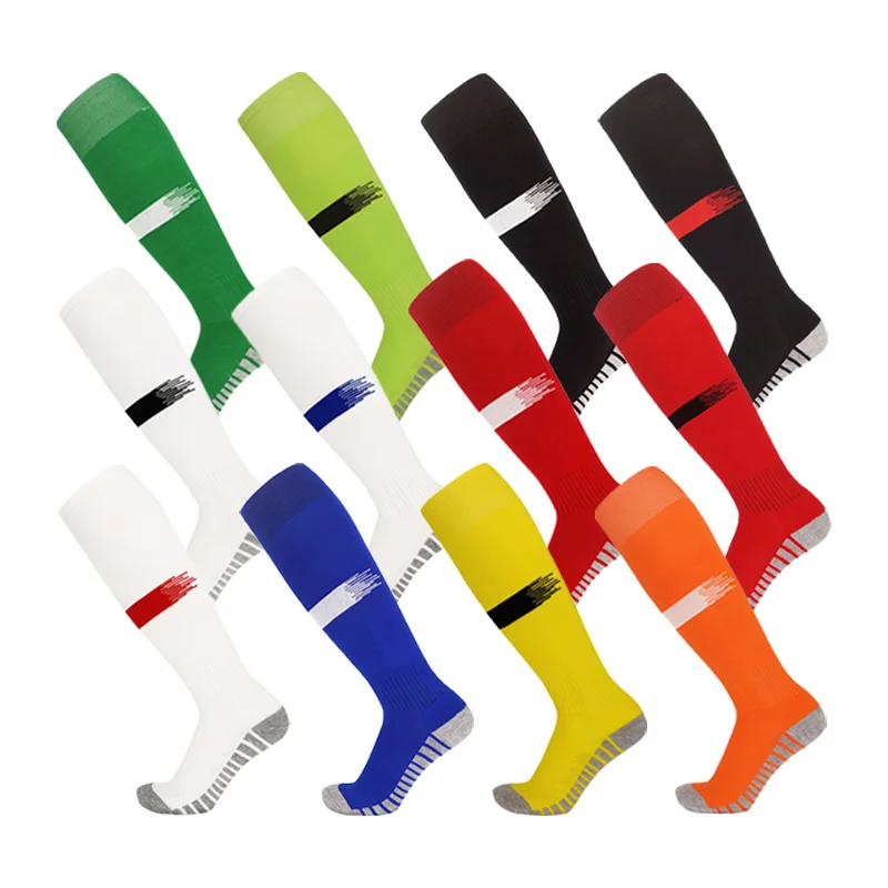 High Quality Football Accessories Black White Soccer Socks For Men Teenages Kids Over The Calf Baseball Rugby Athletic Sock
High Quality Football Accessories Black White Soccer Socks For Men Teenages Kids Over The Calf Baseball Rugby Athletic Sock