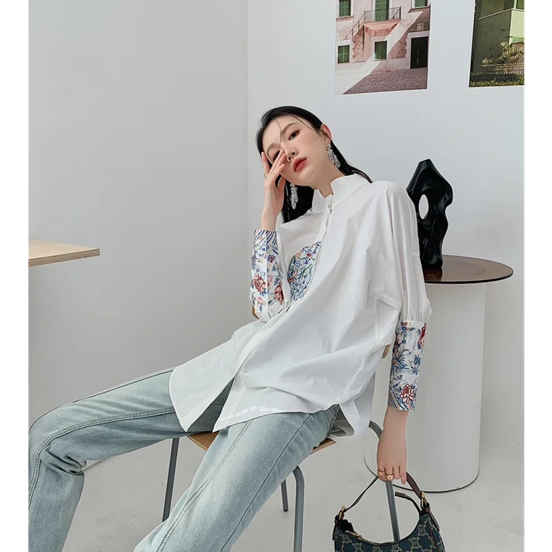 White Shirt Style Women's Blouse French Simplicity Polo Collar Long Sleeves Casual Tops Embroidery Chic Design Vintage Shirts
White Shirt Style Women's Blouse French Simplicity Polo Collar Long Sleeves Casual Tops Embroidery Chic Design Vintage Shirts