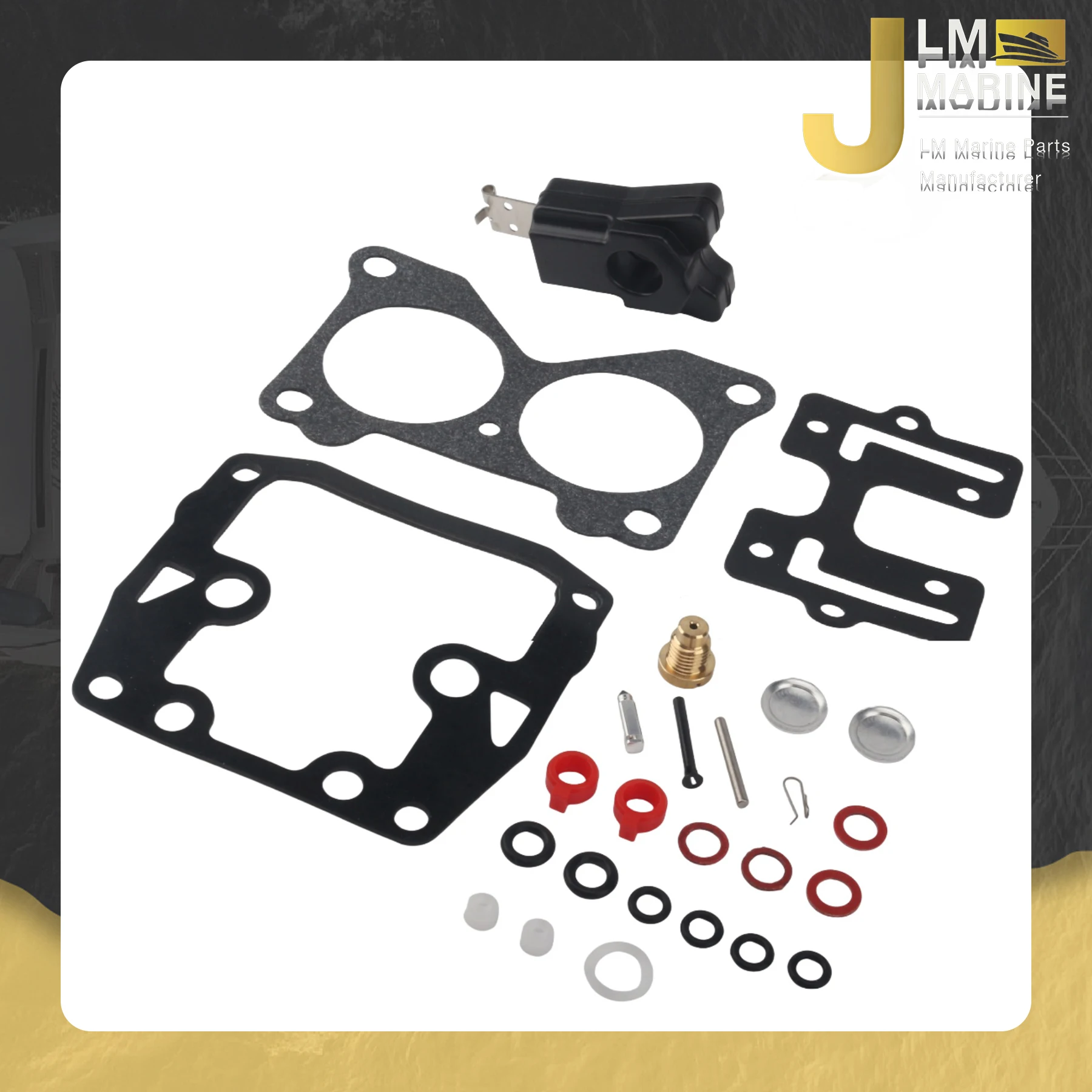 JLM 439076 434888 435443 for Evinrude Johnson 85 90 95 100 115 125 150 175 -235 HP Outboard Carburetor Repair Kit 398586 392550
JLM 439076 434888 435443 for Evinrude Johnson 85 90 95 100 115 125 150 175 -235 HP Outboard Carburetor Repair Kit 398586 392550