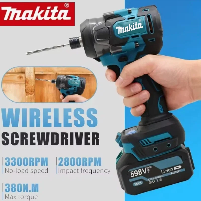 Makita Driver Wrench High Concentricity Cordless Wrench High Torsion 550Nm Safe for Electrical Equipment Repair Tool
Makita Driver Wrench High Concentricity Cordless Wrench High Torsion 550Nm Safe for Electrical Equipment Repair Tool